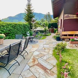 The Swiss Paradise 2 Apartment With Garden, Whirlpool, And Mountain Panorama Wirzweli Exterior photo