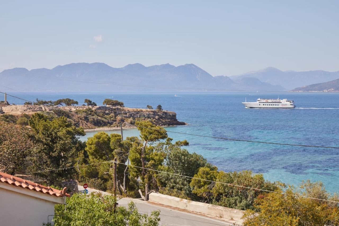 Hôtel Klonos Anna à Aegina Extérieur photo