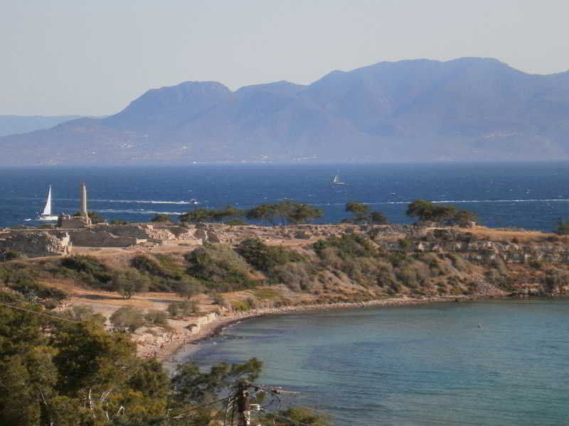 Hôtel Klonos Anna à Aegina Extérieur photo