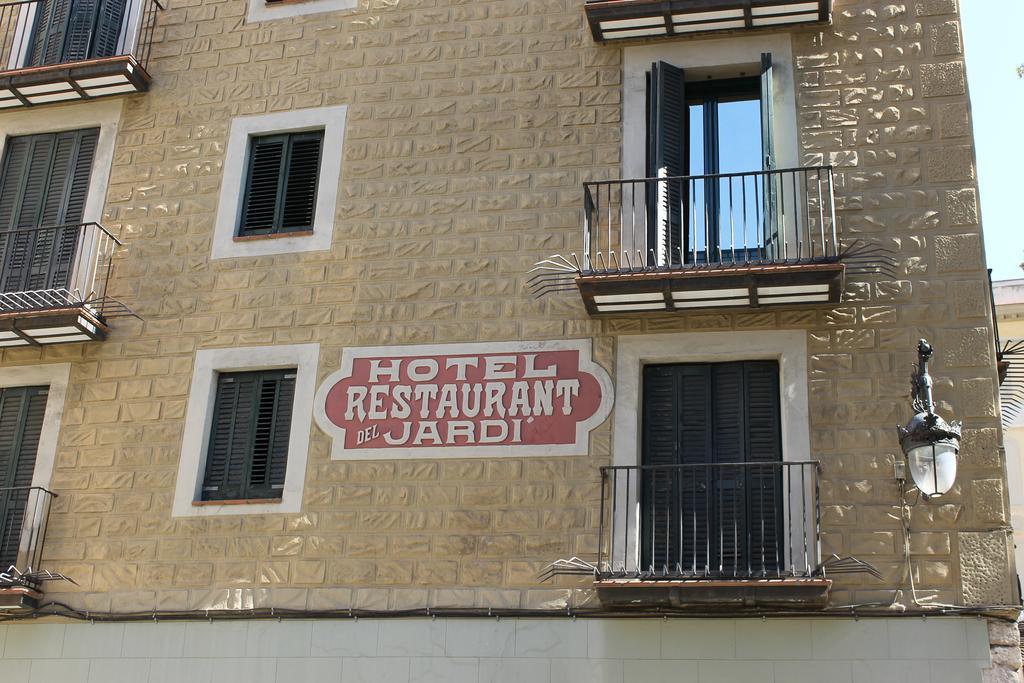 Hôtel El Jardi à Barcelone Extérieur photo
