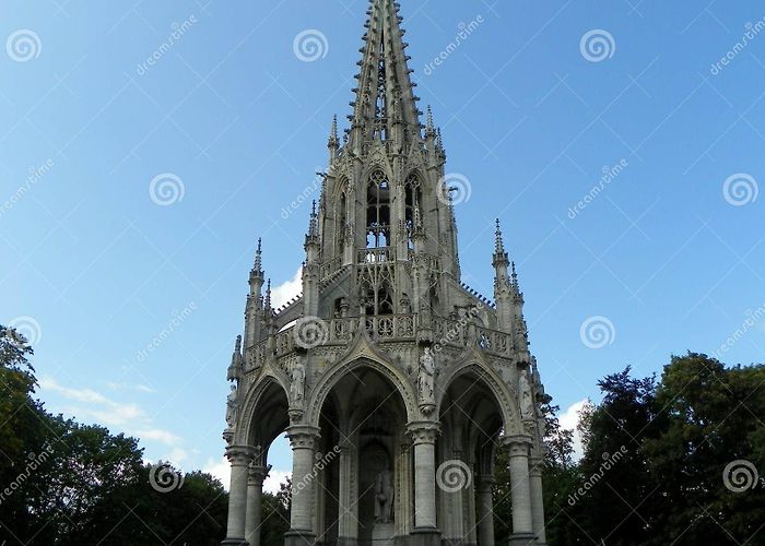 Parc de Laeken Belgium, Brussels, Parc De Laeken, Monument of Leopold I Stock ... photo