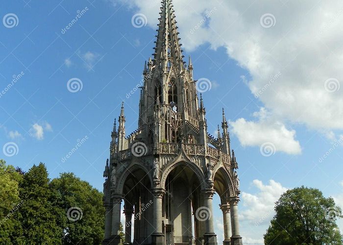 Parc de Laeken Belgium, Brussels, Parc De Laeken, Monument of Leopold I Stock ... photo