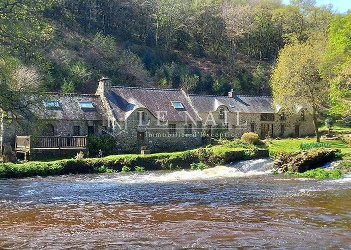 Pont-Scorff Zoo Beautiful Home with Historic Mill for Sale in Quimperlé photo