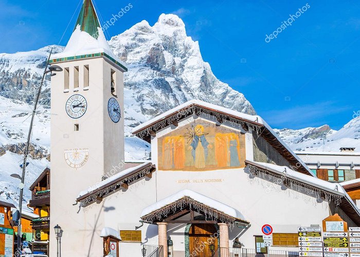 Breuil-Cervinia - Plan Maison II Breuil Cervinia Italy December 2018 Monte Cervino Matterhorn Seen ... photo