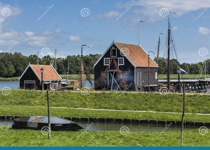 Zuiderzeemuseum Zuiderzee Museum Enkhuizen and Boat Editorial Photography - Image ... photo