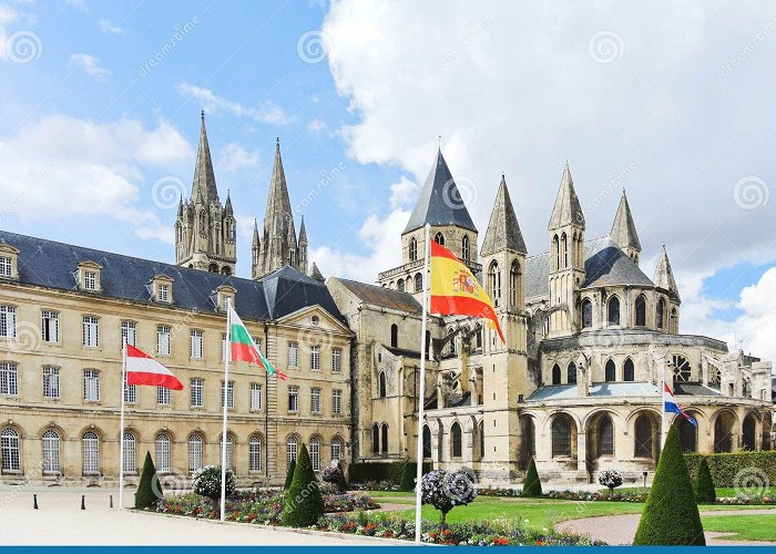 Abbaye aux Hommes (Men's Abbey) Abbey of Saint-Etienne in Caen, France Stock Image - Image of ... photo