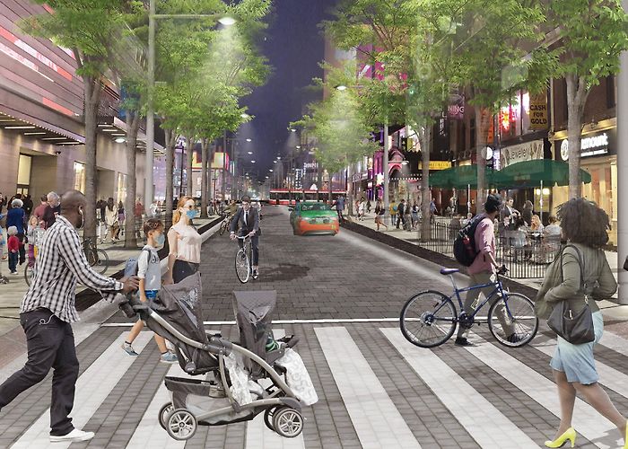 Yonge Street Yonge Street is officially getting a major makeover through ... photo