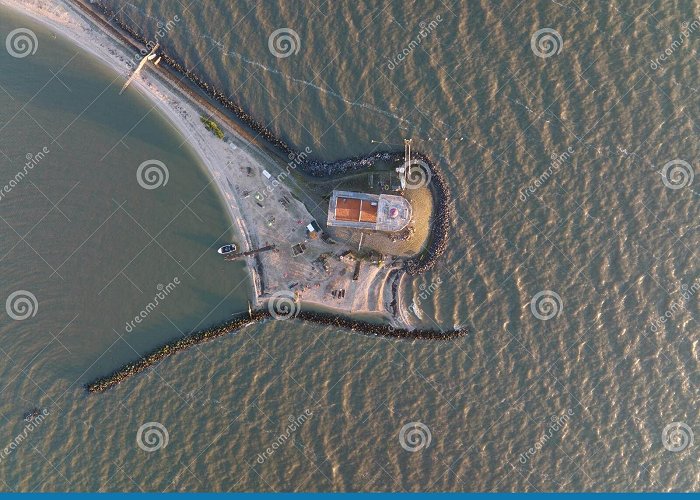 Paard van Marken Aerial View of the Paard Van Marken at Sunrise Traditional ... photo