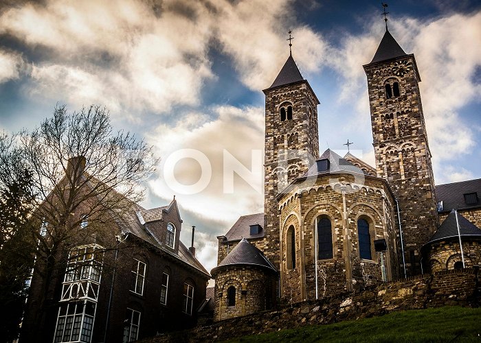 Roerstreekmuseum The basilica at the village of Sint Odil... | Stock Video | Pond5 photo