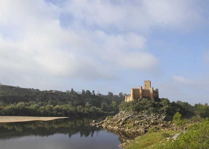 Almourol Castle At the confluence of Zêzere and Tejo rivers, poetic Constância ... photo