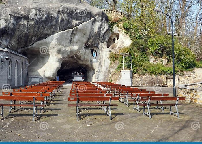 Kasteel Den Halder Cave in Valkenburg stock photo. Image of landmark, mary - 169482282 photo