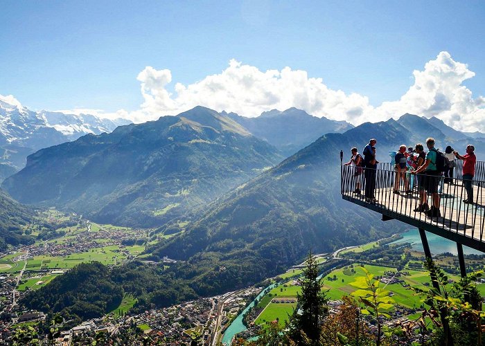 Harder Kulm The breathtaking view from Harder Kulm over Interlaken and the ... photo