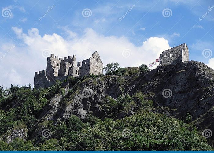 Tourbillon Castle Ancient Castle Tourbillon in Switzerland. Stock Image - Image of ... photo