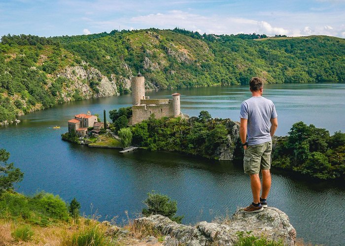 Chateau d'Essalois Les gorges de la Loire (Saint-victor Sur Loire, Saint-Étienne ... photo