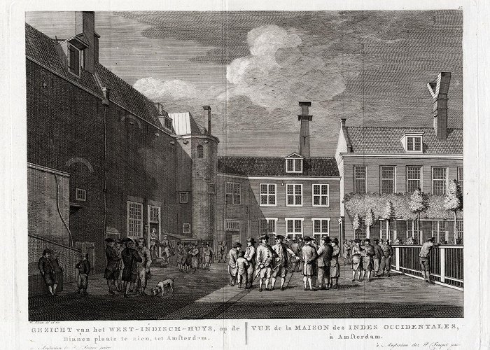 West-Indisch Huis Antique Print-AMSTERDAM-NETHERLANDS-WEST INDISCH HUIS-WIC HOUSE ... photo