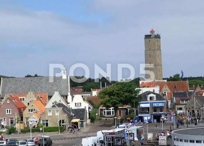 Brandaris Lighthouse West Terschelling Friesland The Netherla... | Stock Video | Pond5 photo