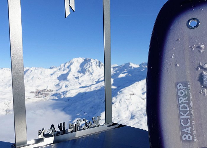 Moraine Ski Lift The devil's own backcountry - Splitboarding in Val Thorens ... photo