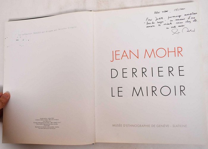 Musée d'Ethnographie de la ville de Genève Jean Mohr: Derriere Le Miroir | Bernard Crettaz, Jean-Philippe ... photo