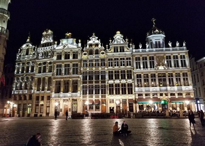 Grand-Place Grand Place, Brussels Belgium, lit up at night. : r/travel photo