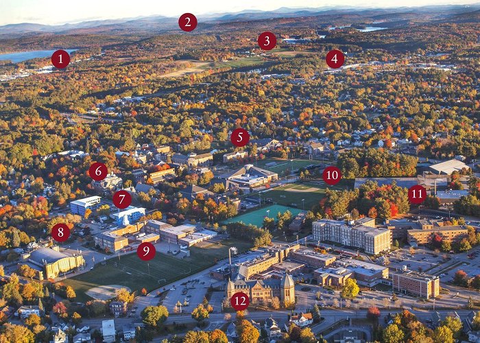 Bates College From a Distance: 12 things we spied from the sky looking north ... photo