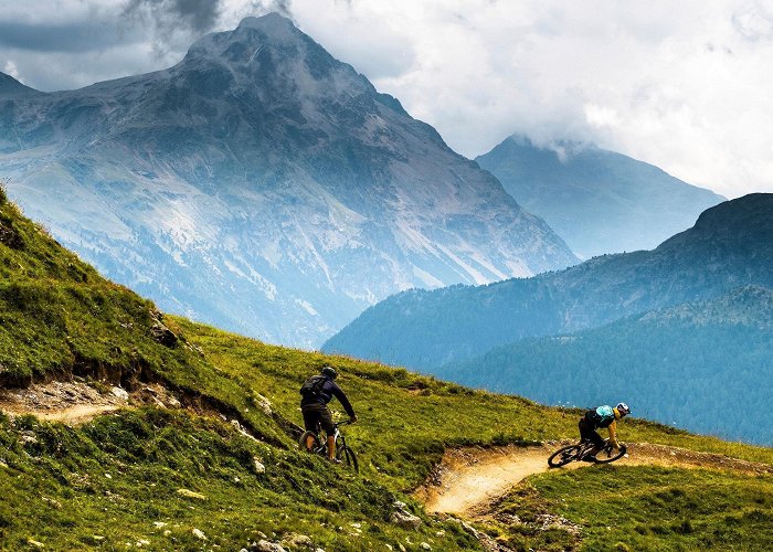 Trais Fluors St Moritz mountain biking: Guide to the MTB trails photo