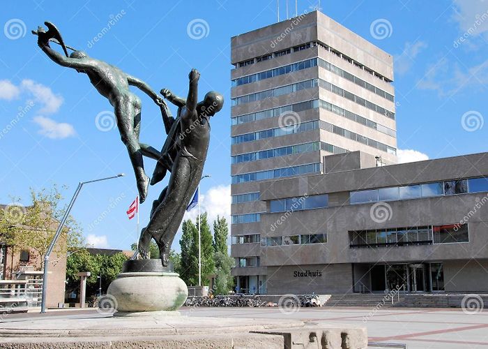 Stadhuisplein Town Hall and Statue of Liberty, Stadhuisplein , Eindhoven ... photo