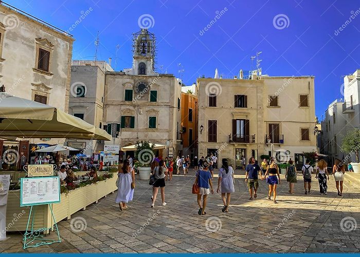 Place de l'Horloge Clock Square Italian: Piazza Dell`Orologio, Polignano a Mare ... photo