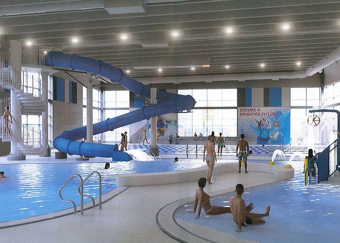 Zwembad De Brake Indoor Pools | Pool water features, Lap swimming, Indoor pool photo