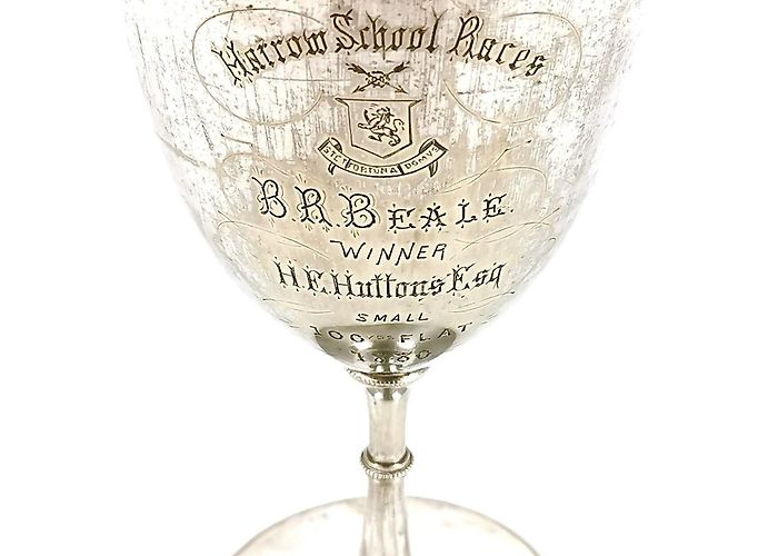 Harrow School Golf Club Historical Antique, Antique Trophy Cup, Harrow School Races ... photo