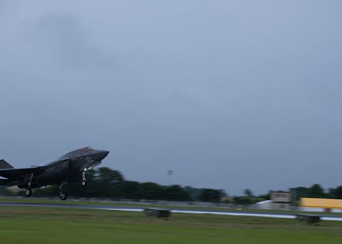 Fairford Royal Air Force Base Marine-RAF team bring lightning to United Kingdom photo