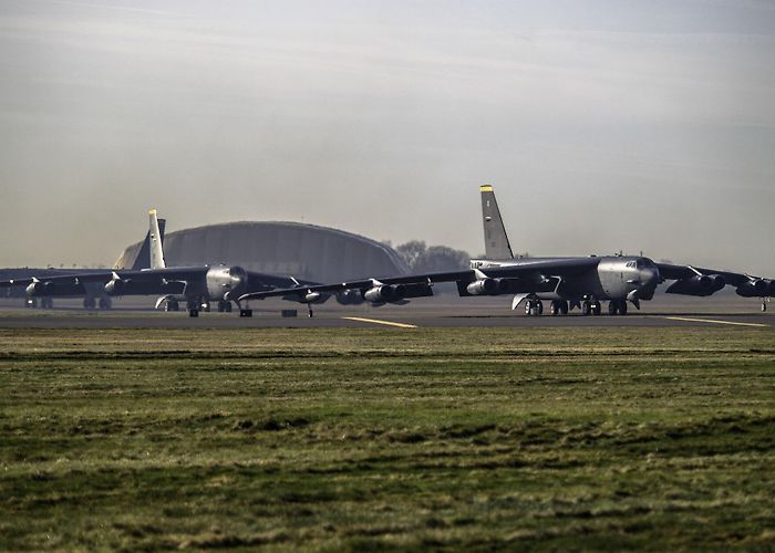 Fairford Royal Air Force Base Minot Airmen, B-52s complete UK deployment > Royal Air Force ... photo