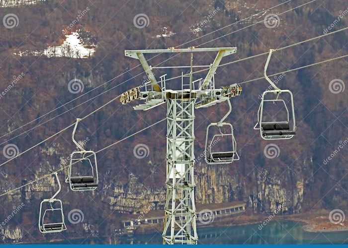 Sesselbahn Mattstock Chairlift Amden Talstat. Niederschlag-Nidederschlag or Die ... photo