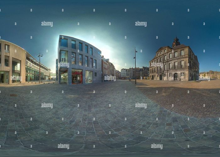 Mosae Forum 360° view of Mosae Forum and Markt Maastricht, Netherlands - Alamy photo