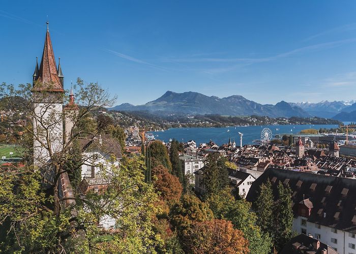 Musegg Wall The Musegg Wall Lucerne • Historic City Center » Luzern White ... photo