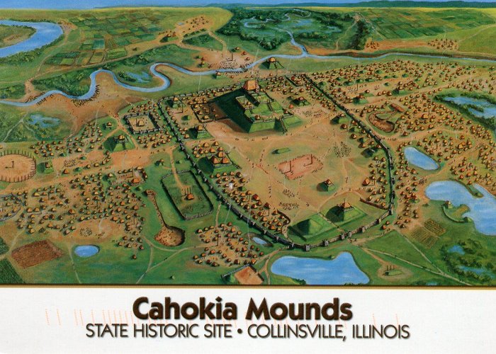 Cahokia Mounds State Historic Site Cahokia Mounds State Historic Site – collection postcards photo