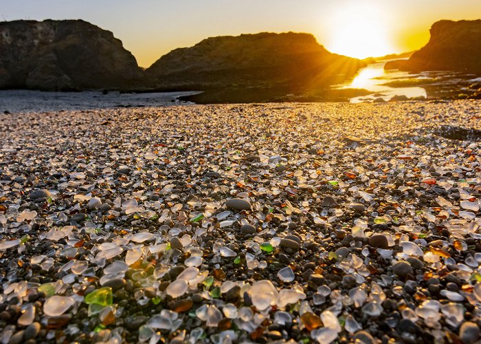 Glass Beach Sunset at Glass Beach - Fort Bragg : r/CaliforniaPics photo