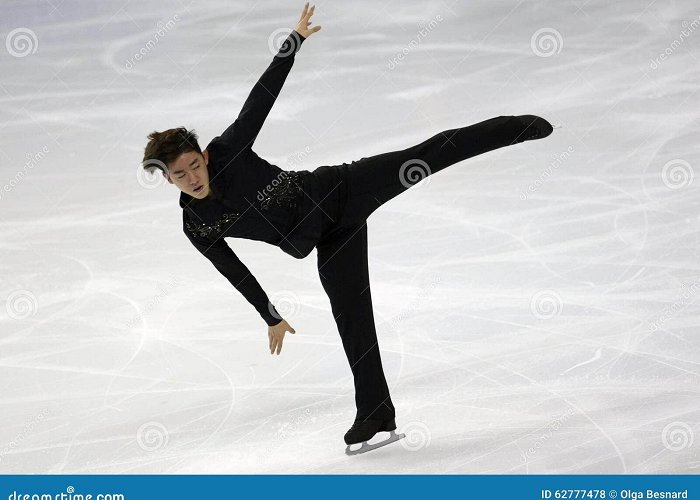 Patinoire Mériadeck Jin Seo KIM (KOR) editorial stock photo. Image of prix - 62777478 photo