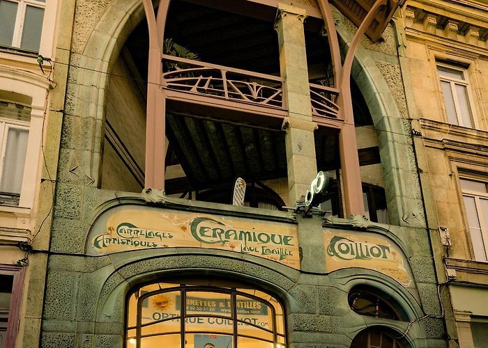 Coilliot House Maison Coilliot. Art Nouveau architecture in Lille, France ... photo