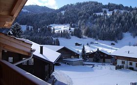 Hotel Gaestehaus Alpenblick Wildstrubel à Sankt Stephan Exterior photo