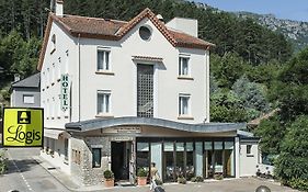 Logis Hotel Restaurant des Gorges du Tarn Florac Exterior photo
