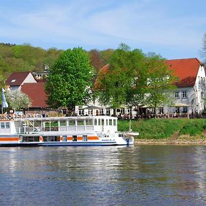 Hotel Zum Weserdampfschiff à Bad Karlshafen Exterior photo