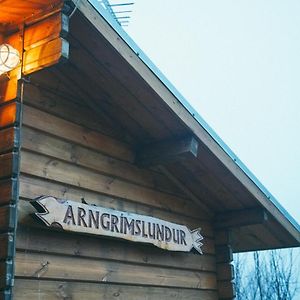 Villa Arngrimslundur log cabin - cabin 3 à Fludir Exterior photo