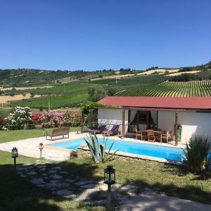 Villa Glamping Abruzzo - The Pool House à Catignano Exterior photo