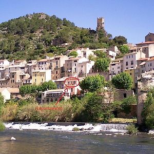 Bel appartement, terrasse plein sud, Vieux Village Roquebrun Exterior photo