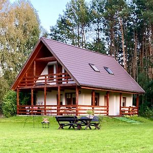 Villa Domek Nad Wkra à Popielzyn Gorny Exterior photo
