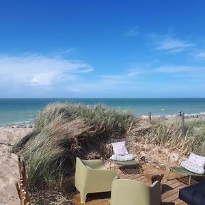 Villa sangatte  Les pieds dans l'eau maison front de mer pleine de charme Cap Blanc Nez Côte d'Opale Exterior photo