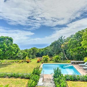 Nevis Home With Pool, Stunning Jungle And Ocean Views! Gingerland Exterior photo