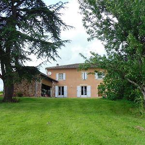 Maison de 3 chambres avec piscine privee jardin et wifi a Puycelsi Exterior photo