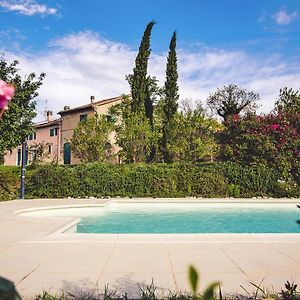 Villa Authentic Country House Casale Le Fontanelle With Pool And Garden In Monterado Exterior photo