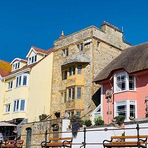 Villa Sundial House - Beachfront, Sea Views & Free Parking Permit à Lyme Regis Exterior photo